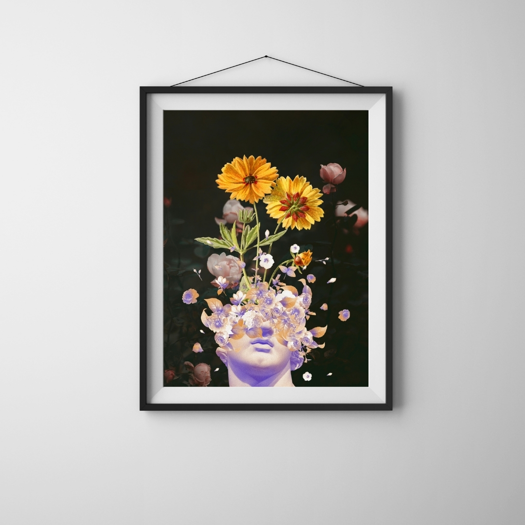 Floral Essence Digital Art Fotoğraf Baskısı